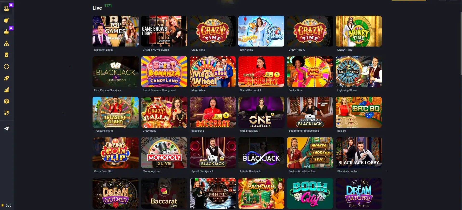 Интерфейс казино Вулкан Жара с игровыми автоматами